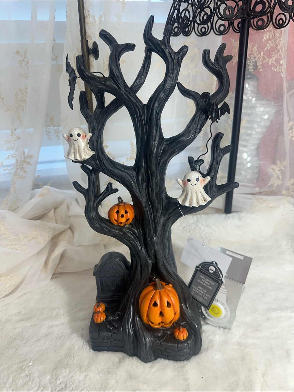 13 th & elm Halloween 🎃 👻 black ceramic tree decor